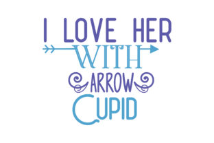 I Love Her with Arrow Cupid Embroidery Review