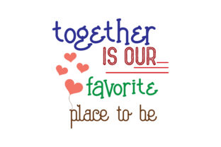 Together is Our Favorite Place to Be Embroidery Review